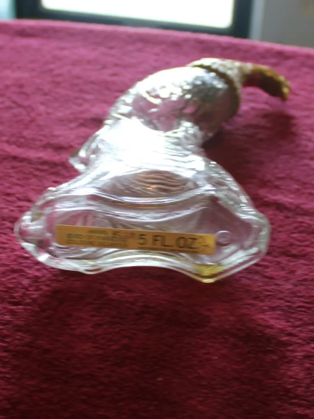 Vintage Avon Bird of Paradise Peacock Cologne Bottle from the late 60s or 70s